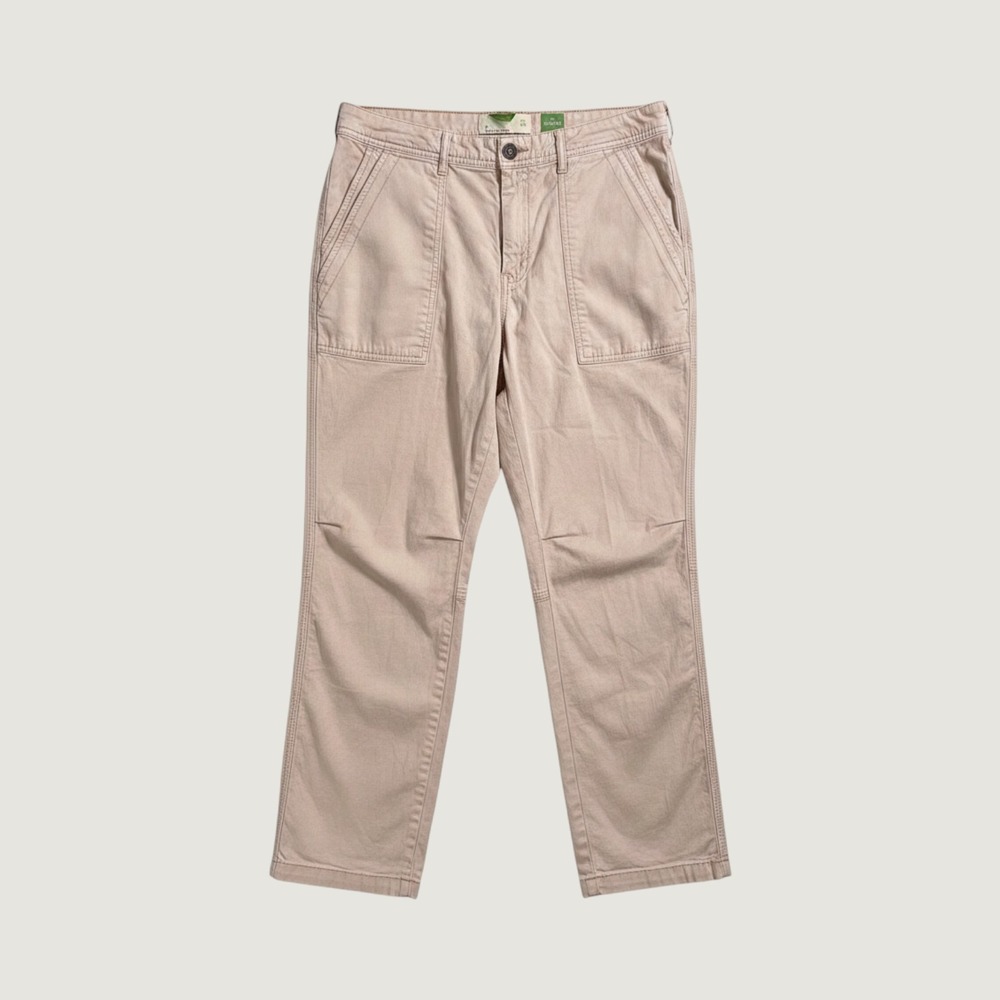 Anthropologie‎ The Wanderer Pants Womens 32 Pink Utility Straight Leg Chino